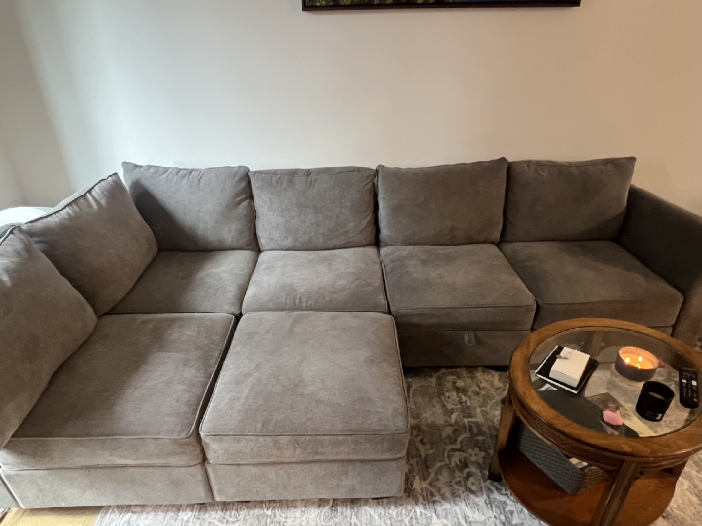 Gray Sectional Sofa - photo 3