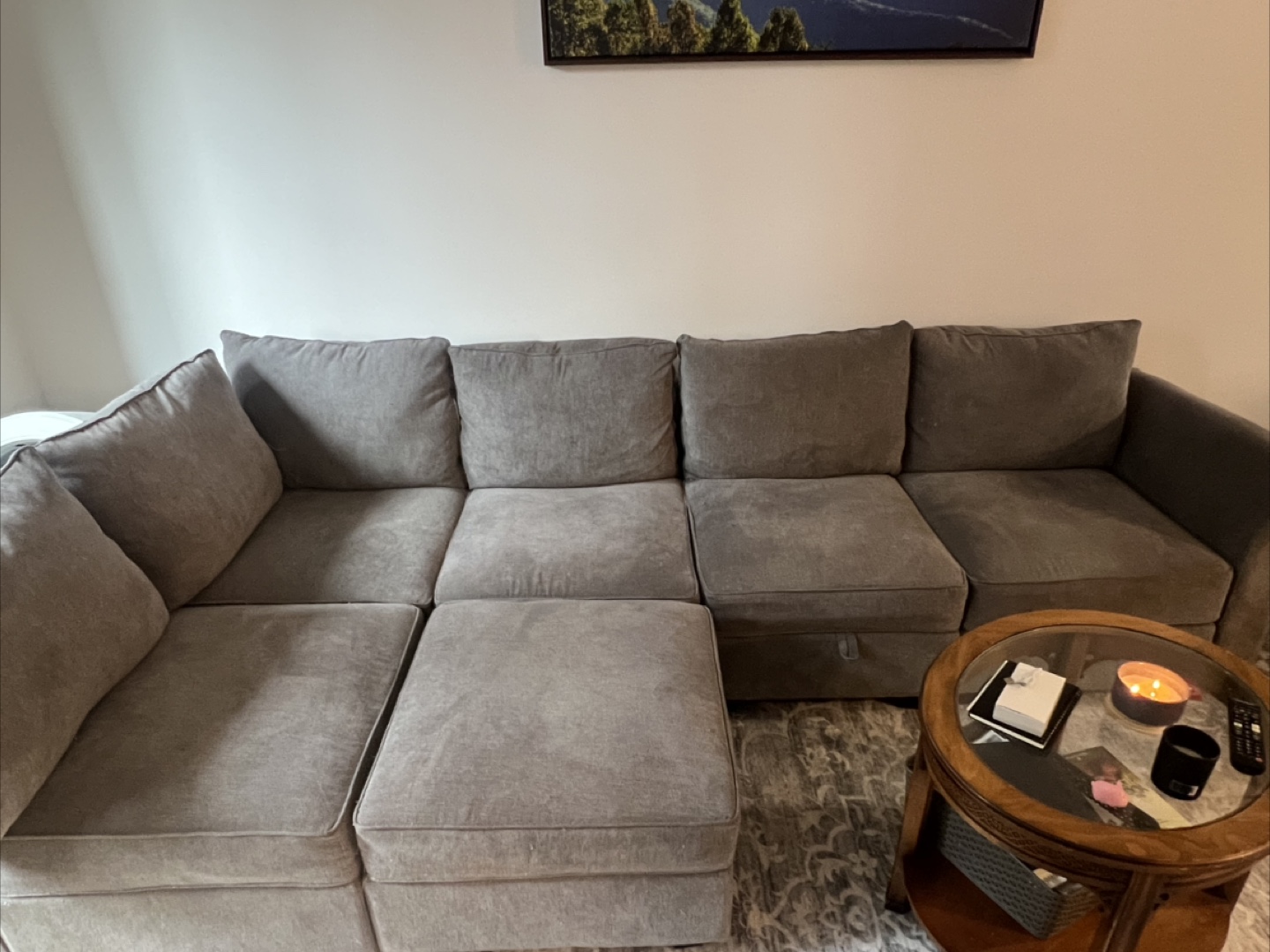 Gray Sectional Sofa - photo 2
