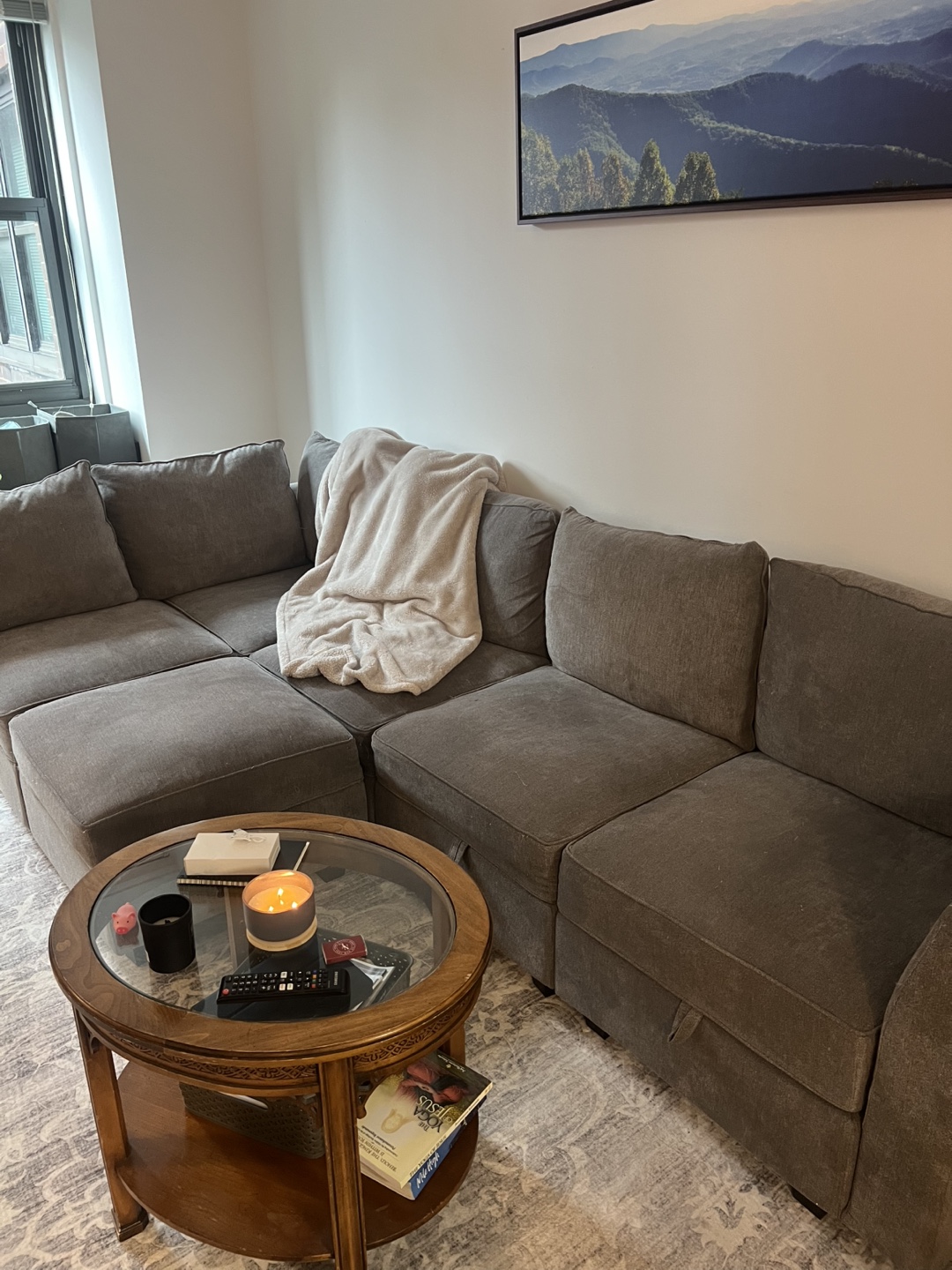 Gray Sectional Sofa