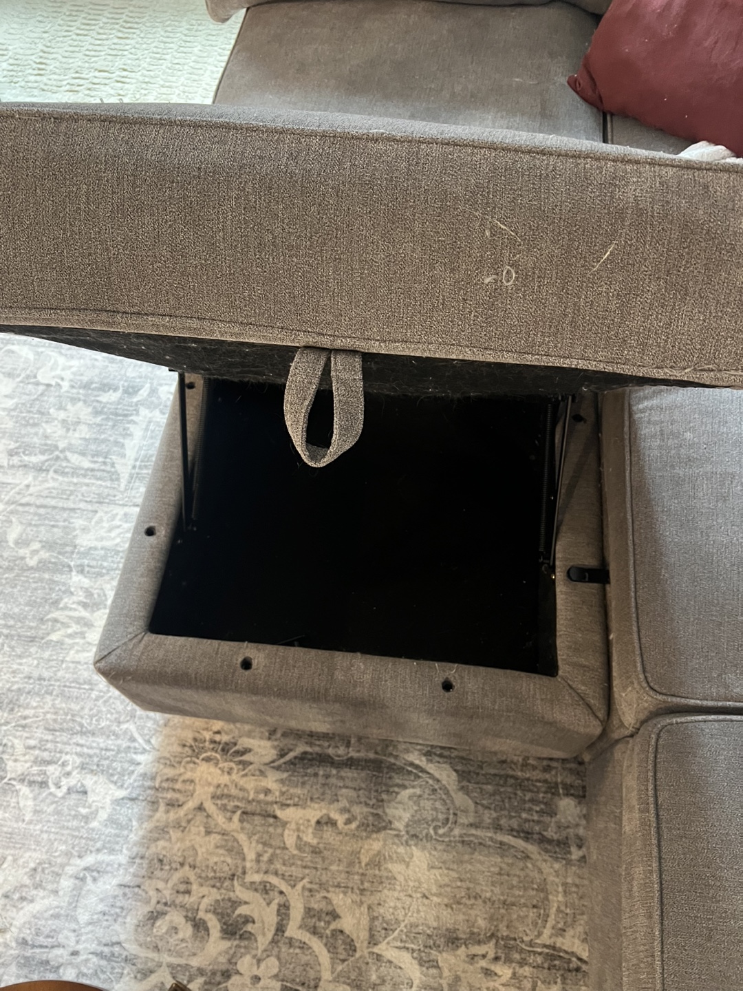 Gray Sectional Sofa - photo 4