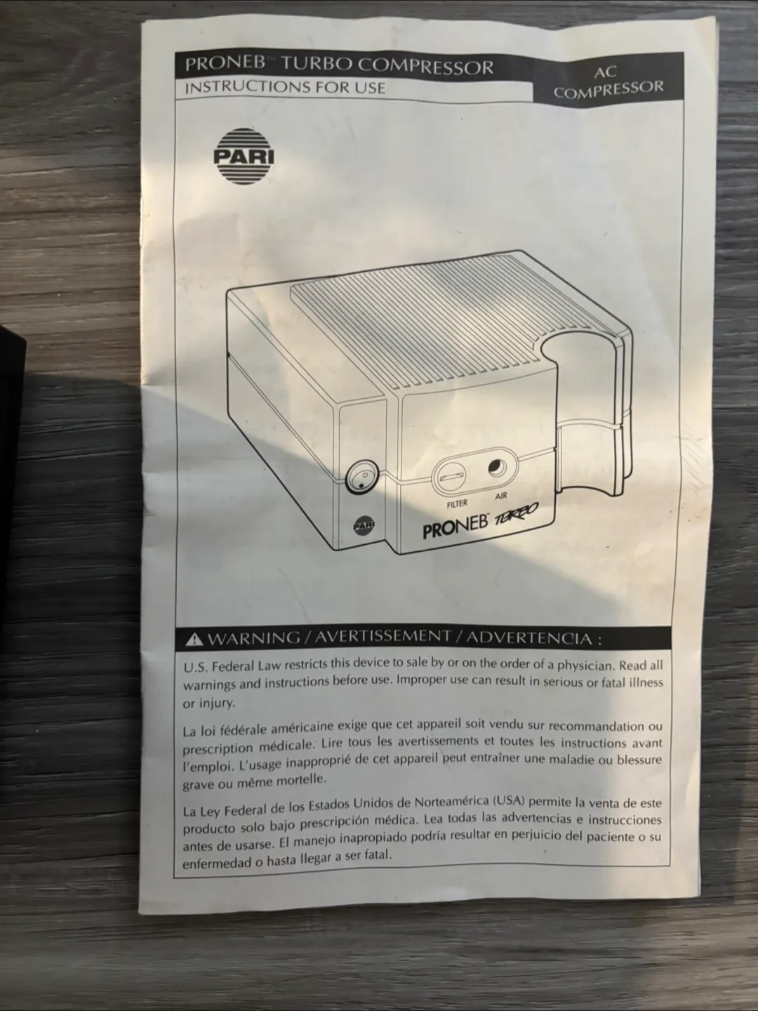 Nebulizer - Pari Proneb Turbo Compressor image indicator(2)