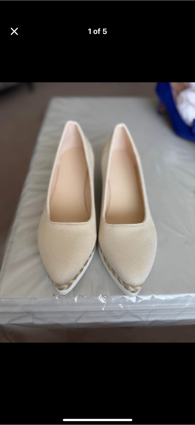 Beige Boho Woven Slip-On Shoes – EUR 39 – - photo 2