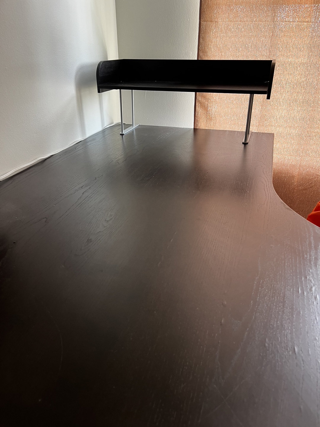 Black L-Shaped Desk & Shelving - photo 3