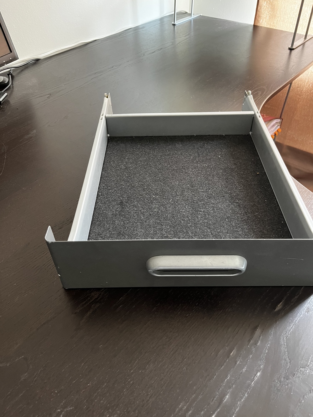 Black L-Shaped Desk & Shelving - photo 4