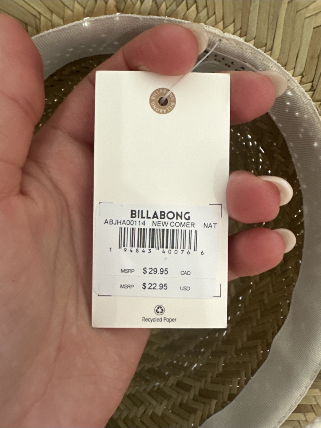 Billabong Woven Straw Hat - photo 2