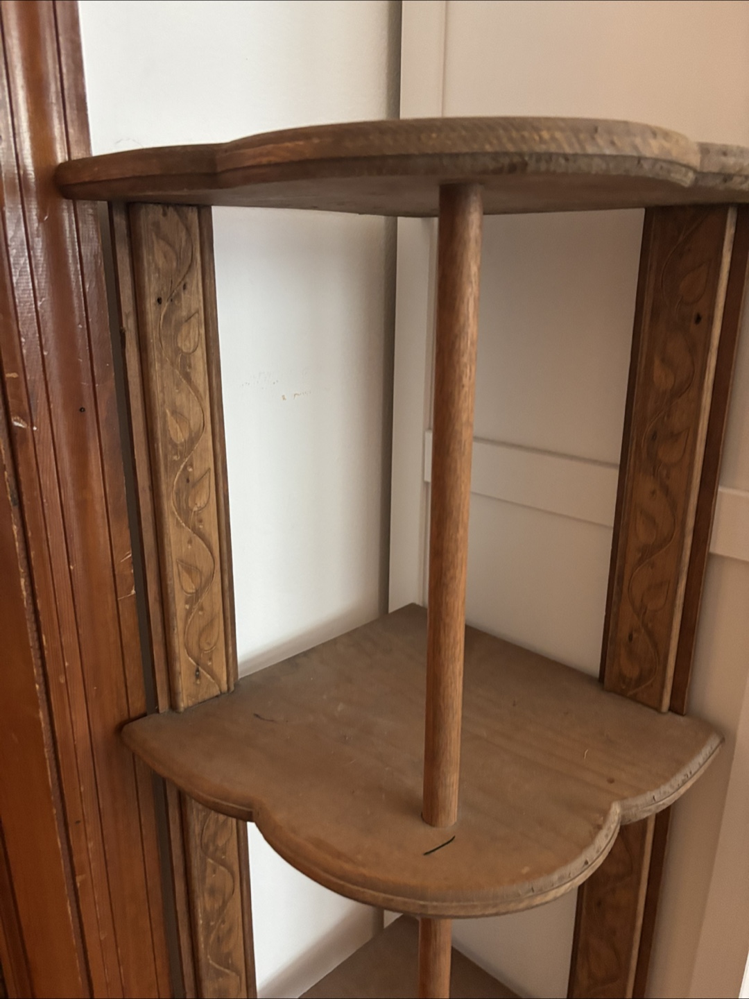 Wooden Corner Shelf - photo 2