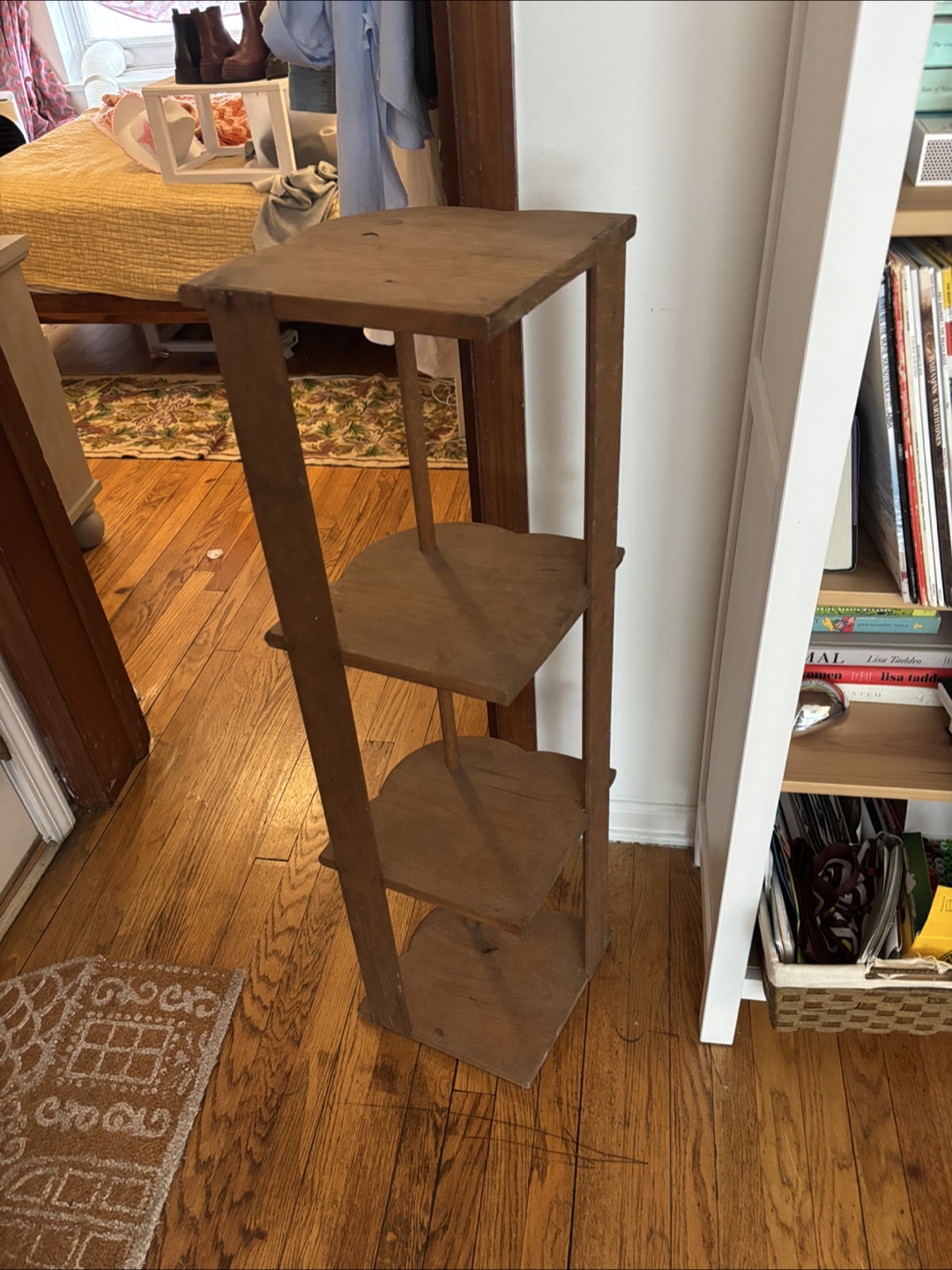 Wooden Corner Shelf - photo 3