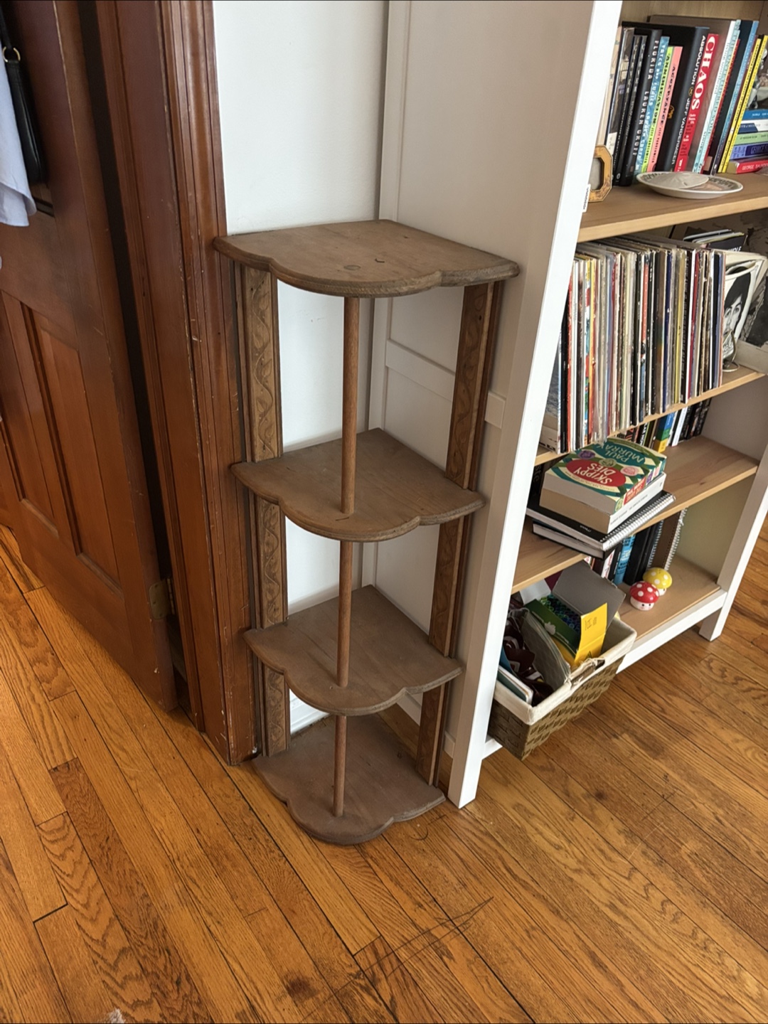 Wooden Corner Shelf