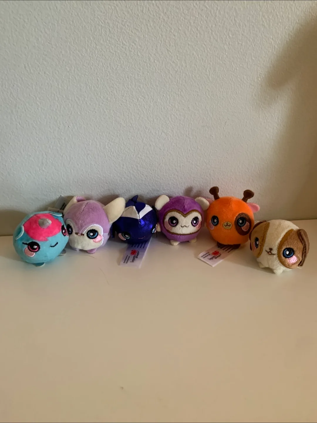 Plushie Squeezamals unicorn cat fish monkey cow dog thumbnail