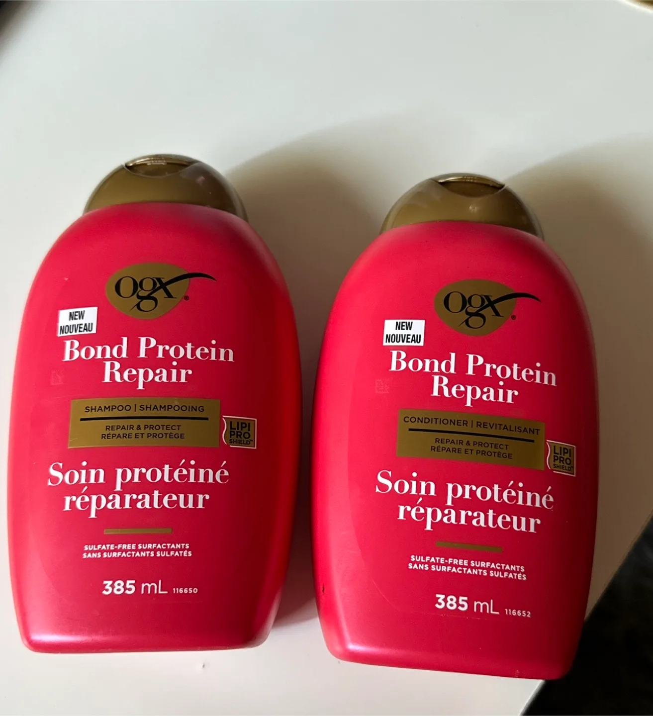 OGX Bond Protein Repair Shampoo & Conditioner