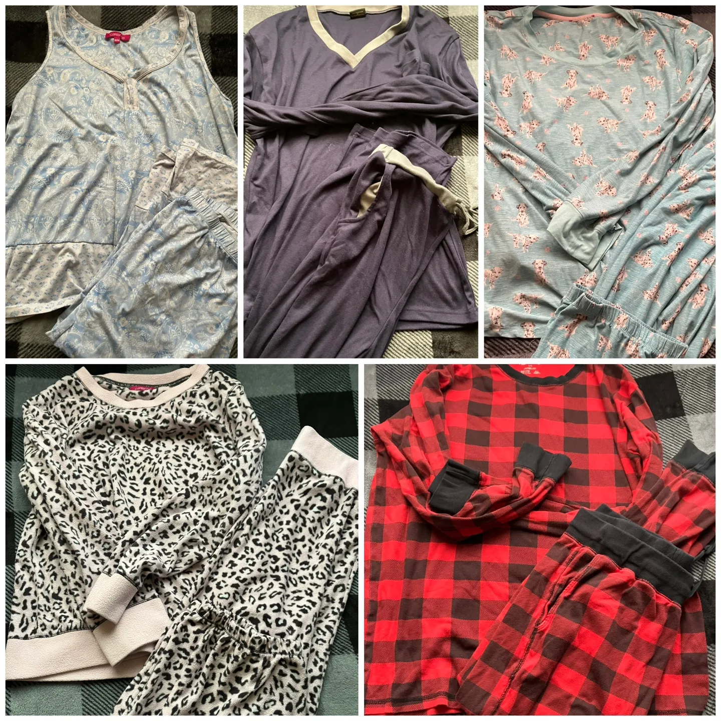 (Bundle Of 5 Sets) Cozy Pajamas - Size Large thumbnail