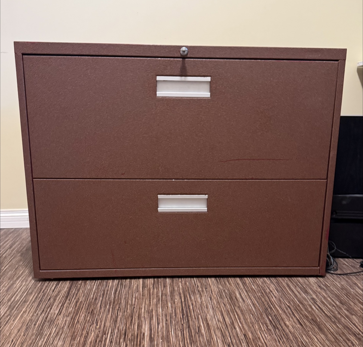Brown Filing Cabinet - photo 2