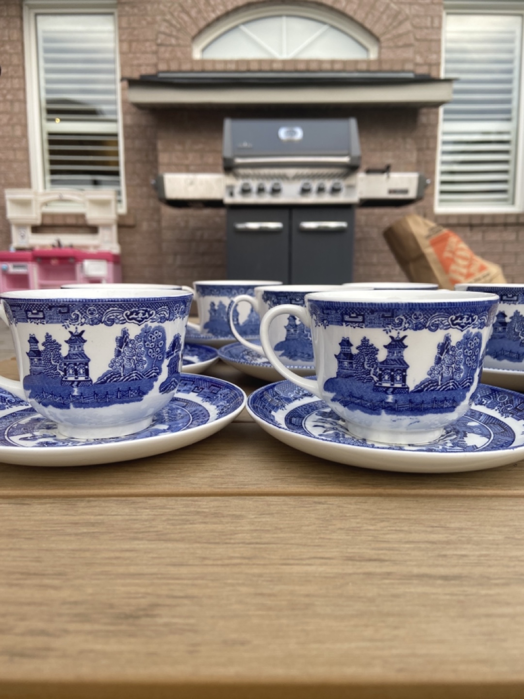 Johnson Bro Fine China Teacups and Saucers
