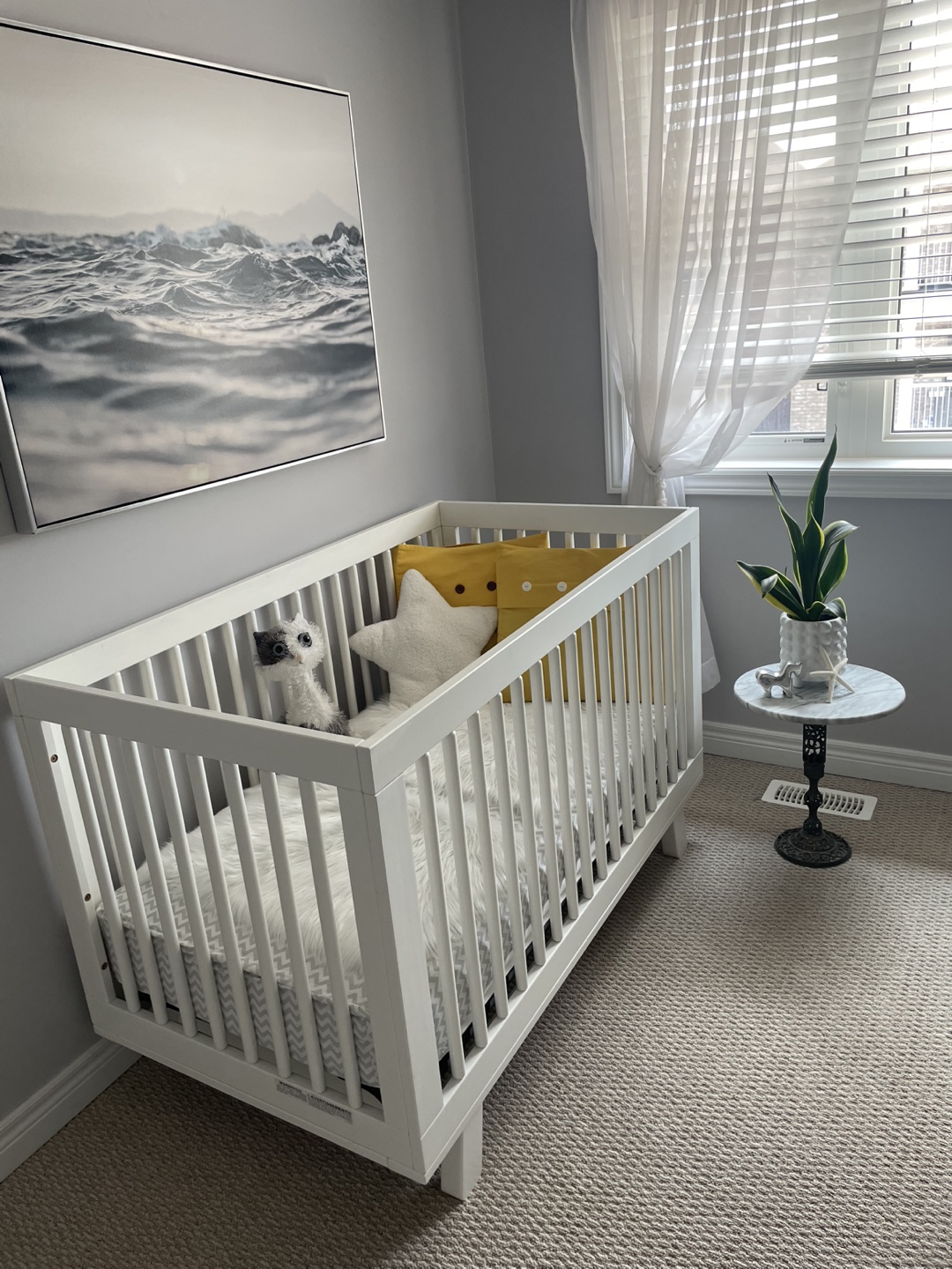 White designer Crib - photo 3