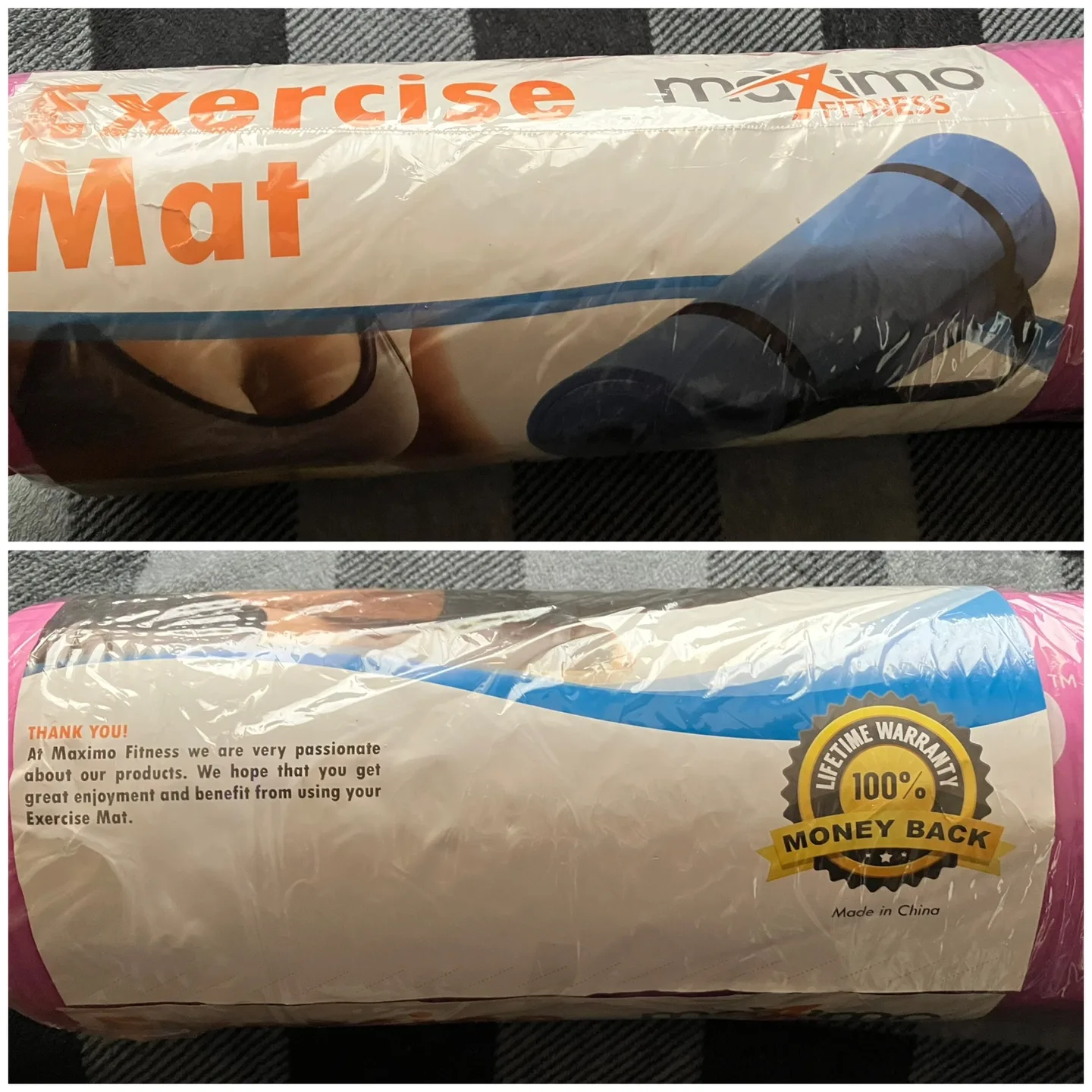 (Maximo Fitness) Pink Exercise Mat thumbnail