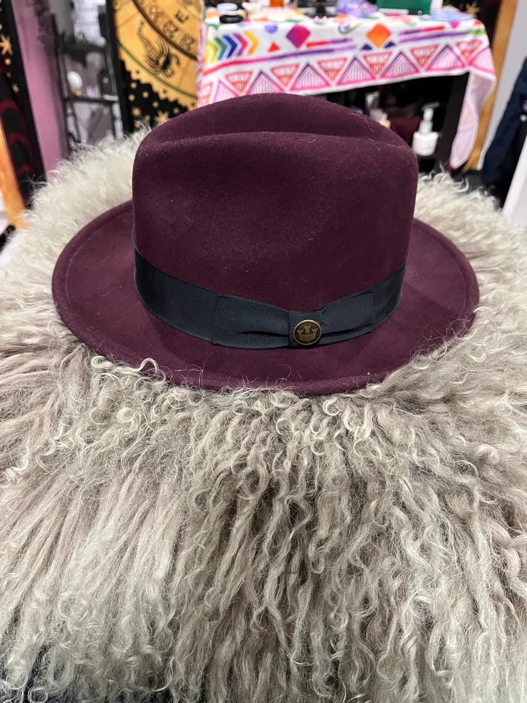 Gorin Bros Burgundy Fedora thumbnail