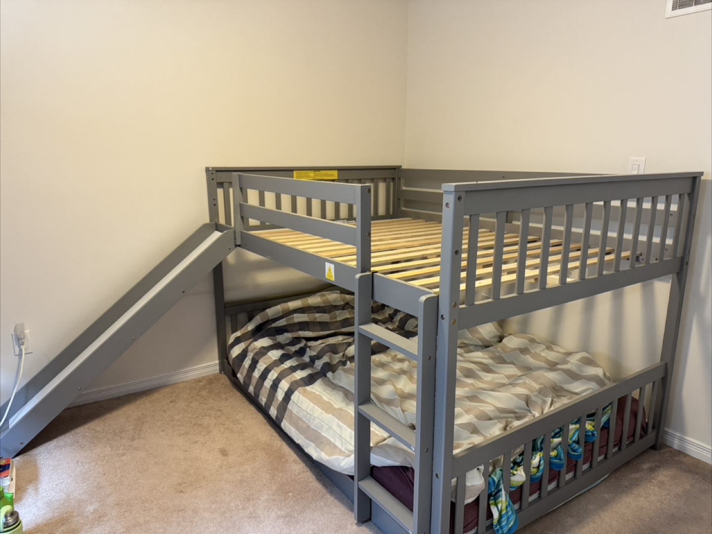 Grey Bunk Bed with Slide - photo 3
