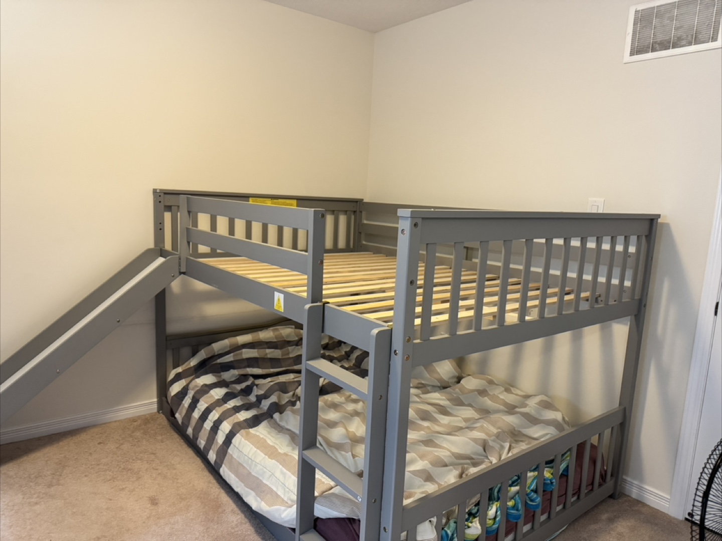 Grey Bunk Bed with Slide - photo 4