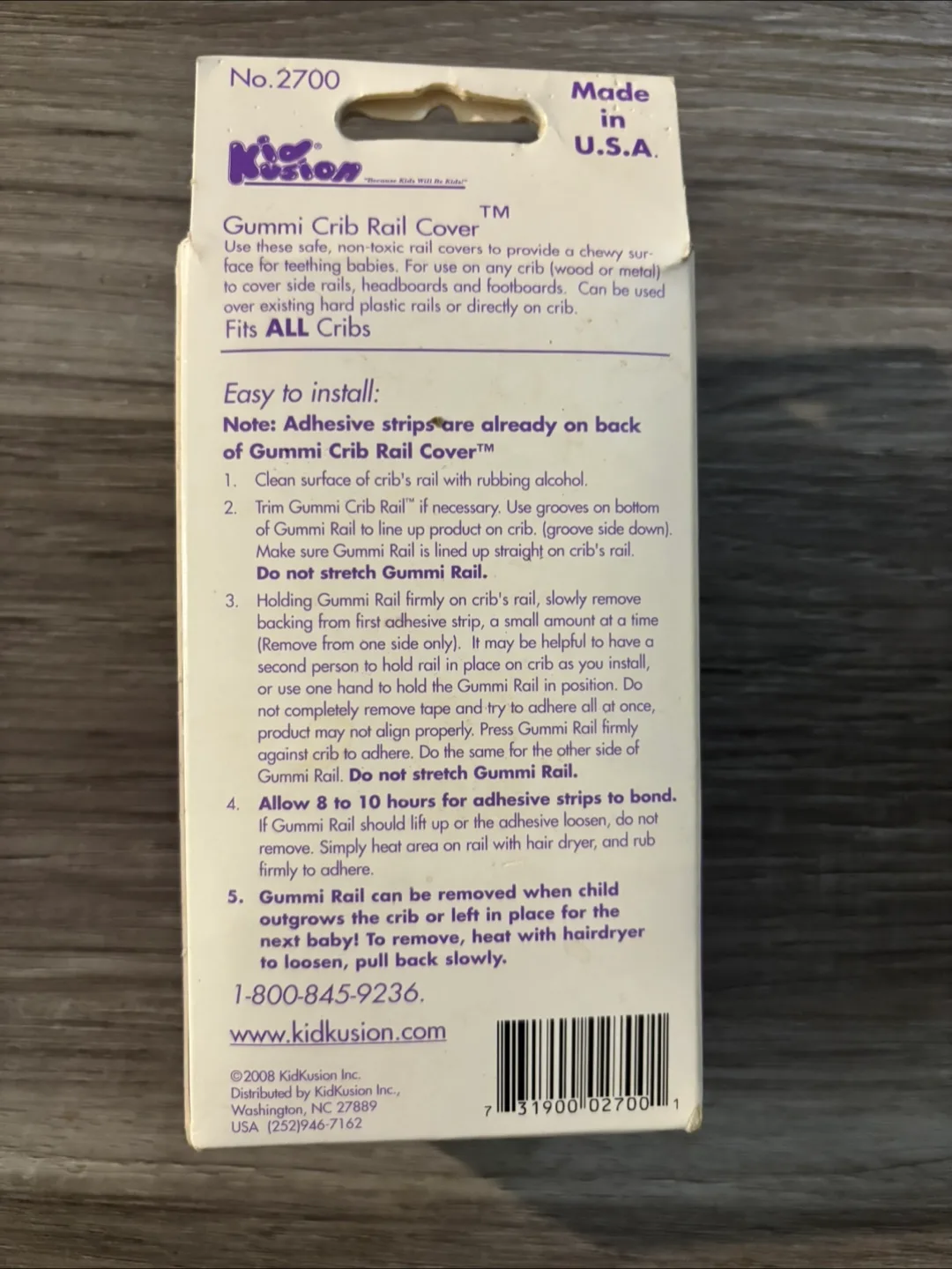 Gummi Crib Rail Cover -  #freecycle image indicator(2)