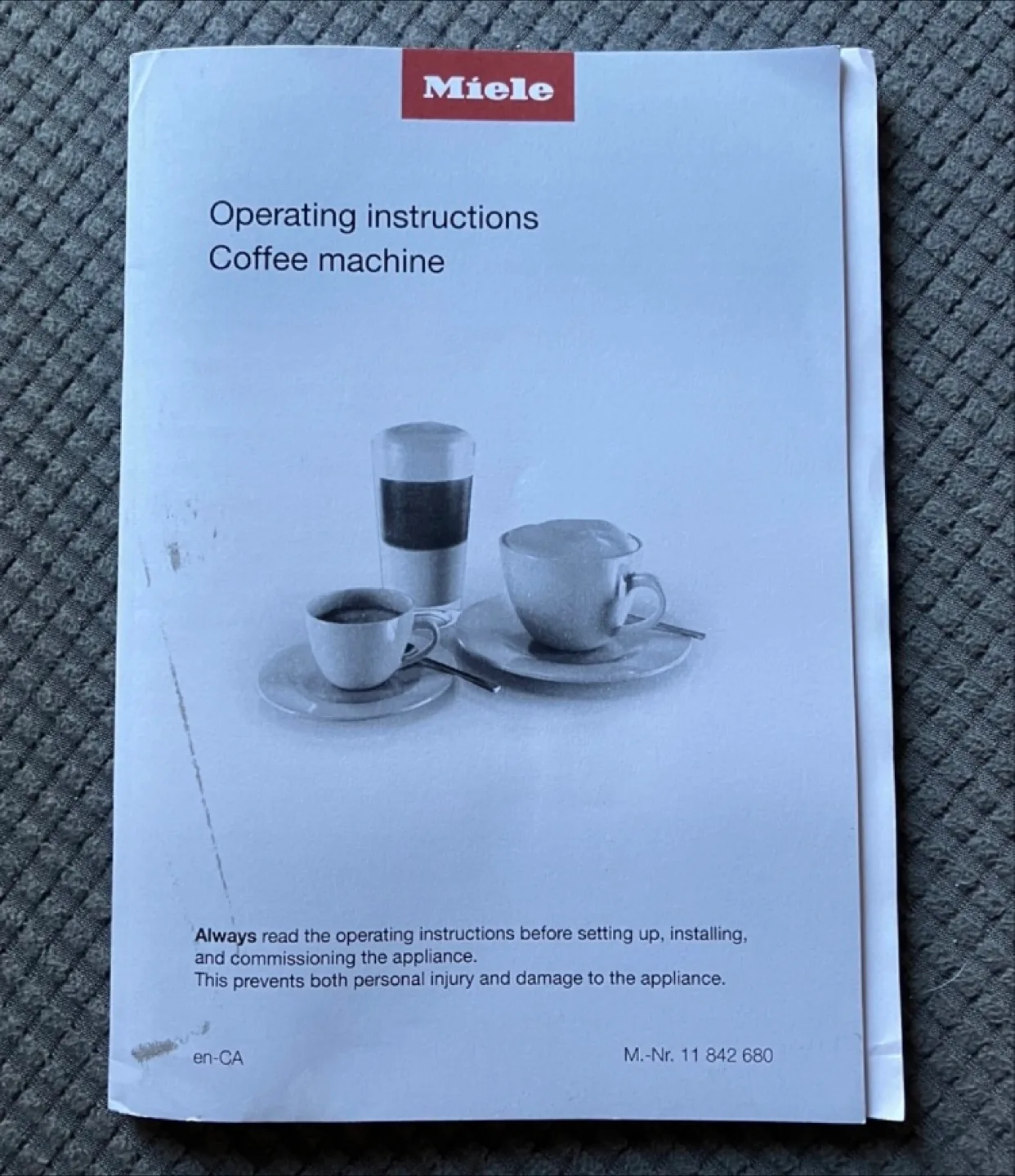Miele Built-in Coffee Machine image indicator(6)