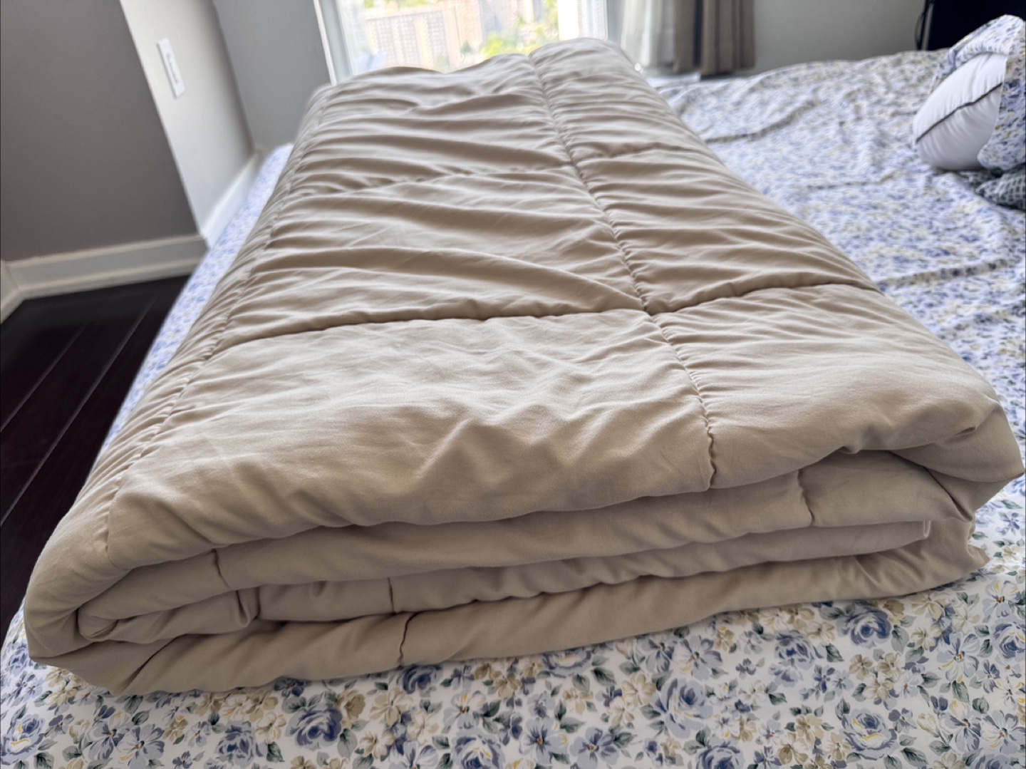 Microfiber Quilted Solid Comforter - photo 3