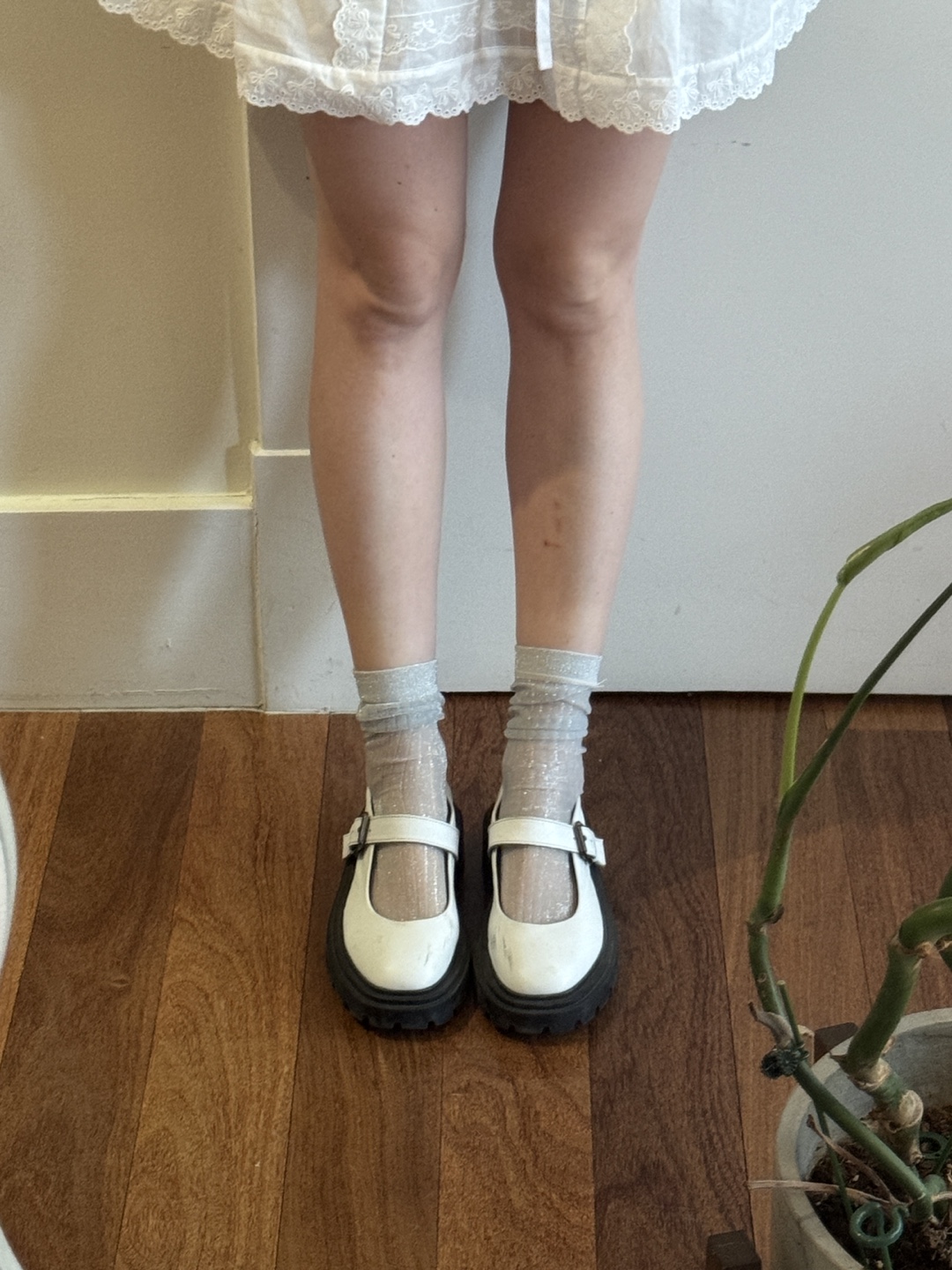 Chunky Heel Mary Jane Shoes
