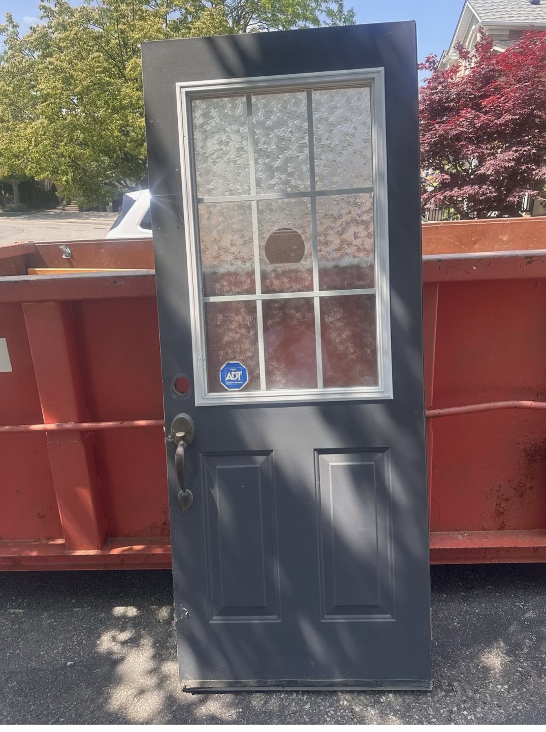 Exterior Door with Glass Panel