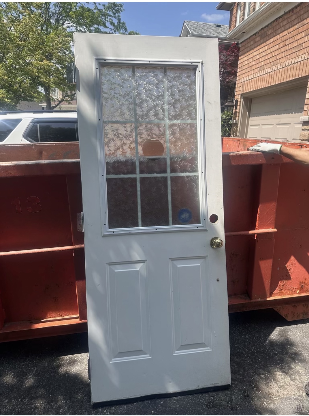 Exterior Door with Glass Panel - photo 2