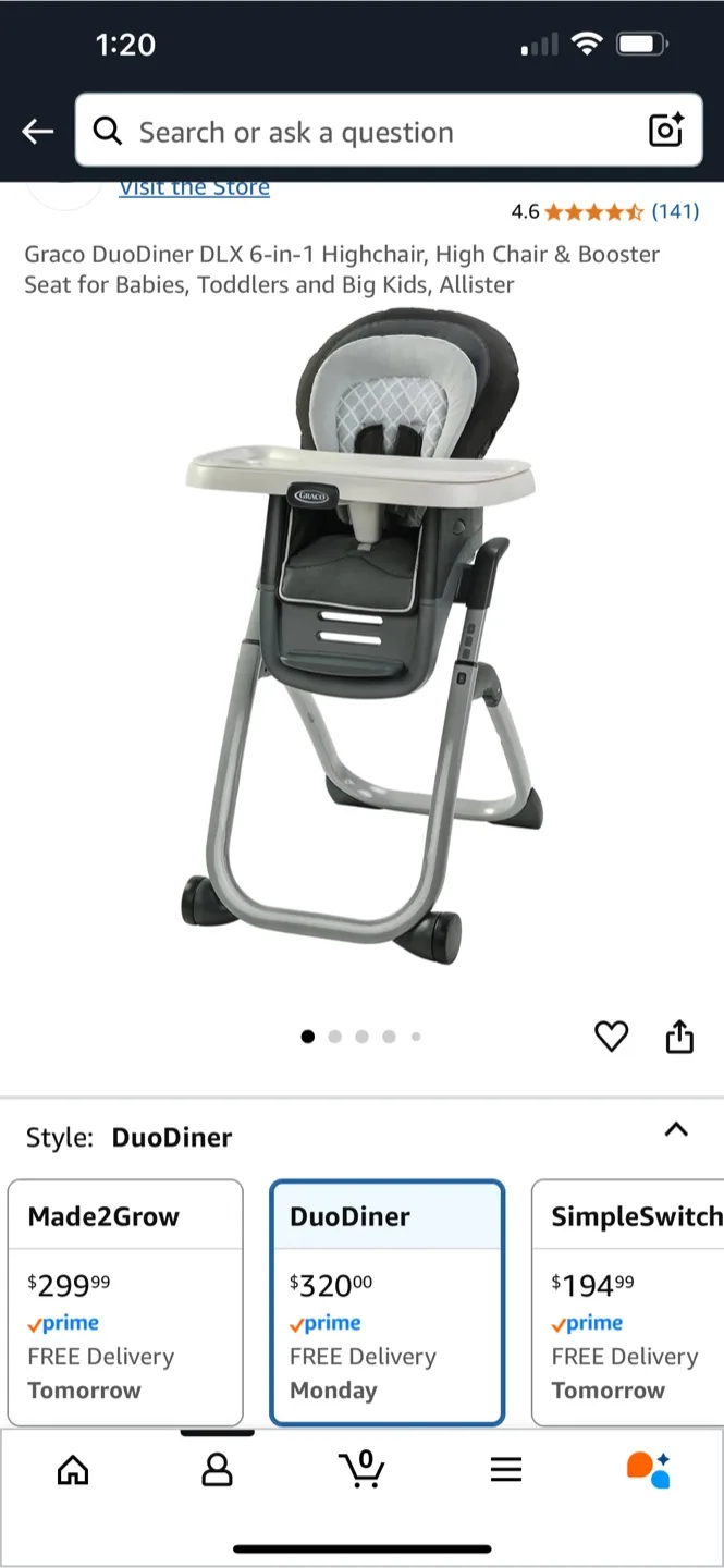 Graco Highchair thumbnail