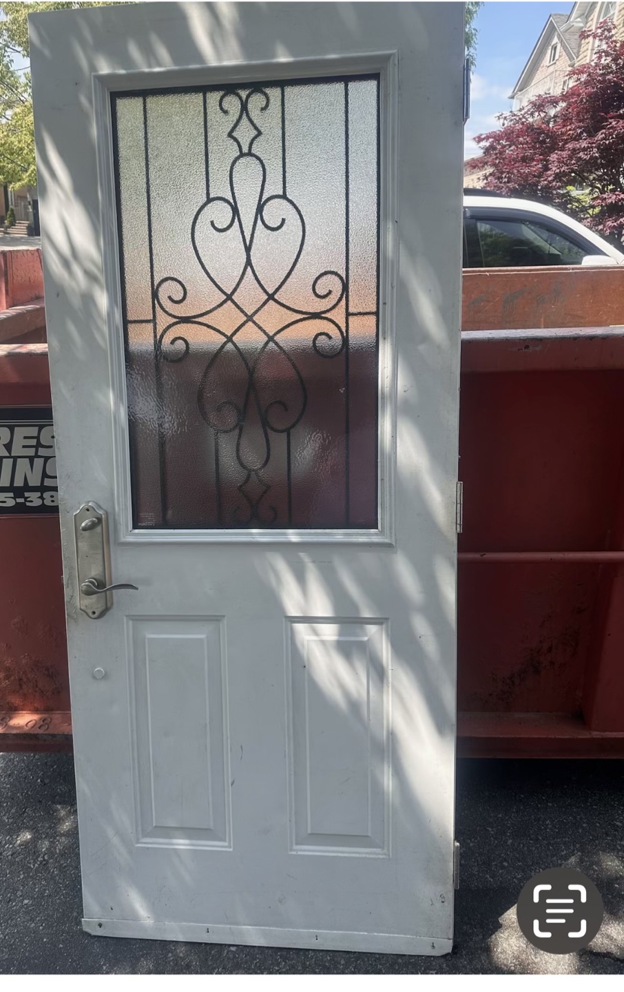 Exterior Door With Decorative Glass - photo 2