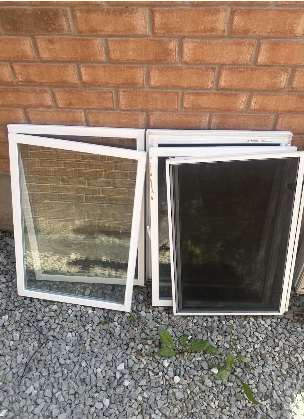 White Frame Windows