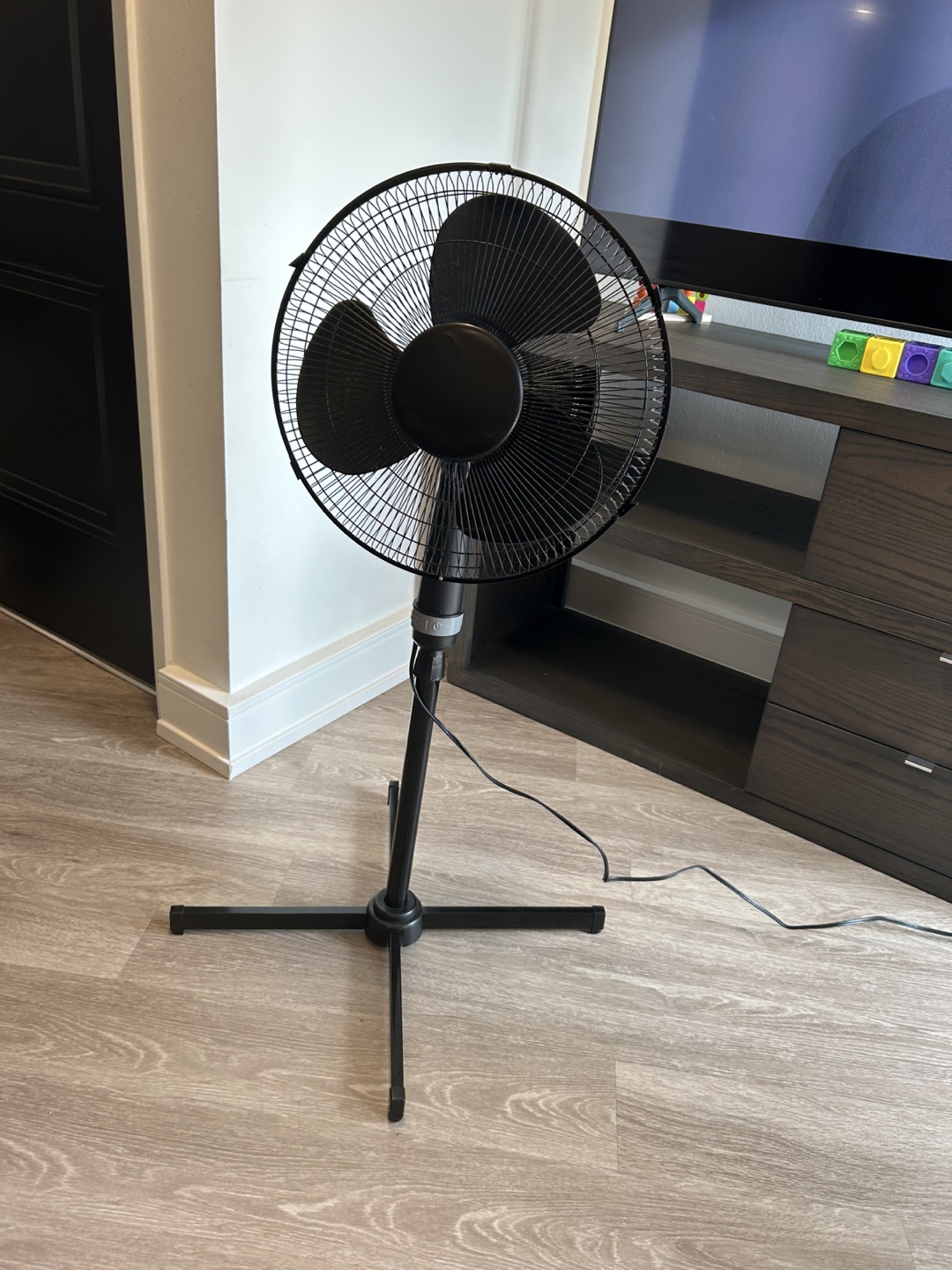 Black Pedestal Fan - photo 2