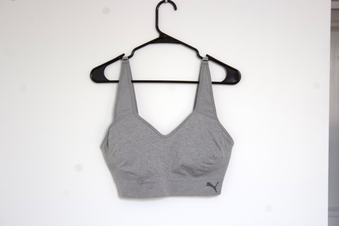 Gray Puma Sports Bra