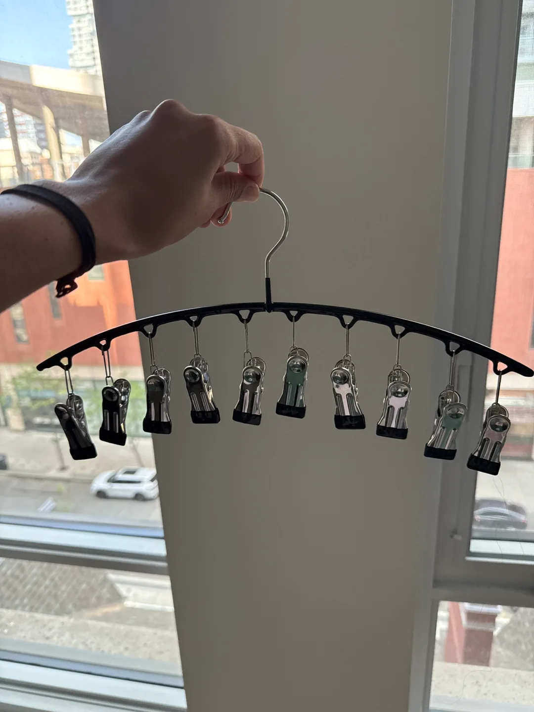 Clothing Hanger with Clips thumbnail