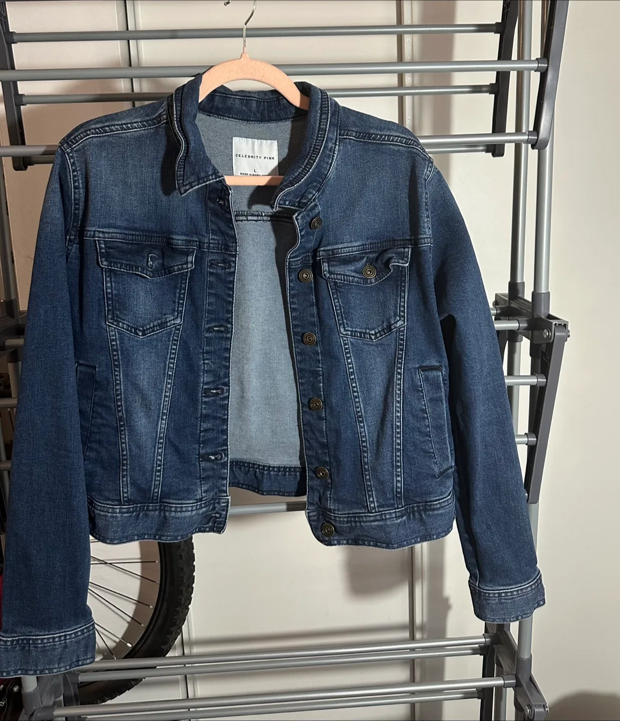 Celebrity Pink Denim Jacket thumbnail