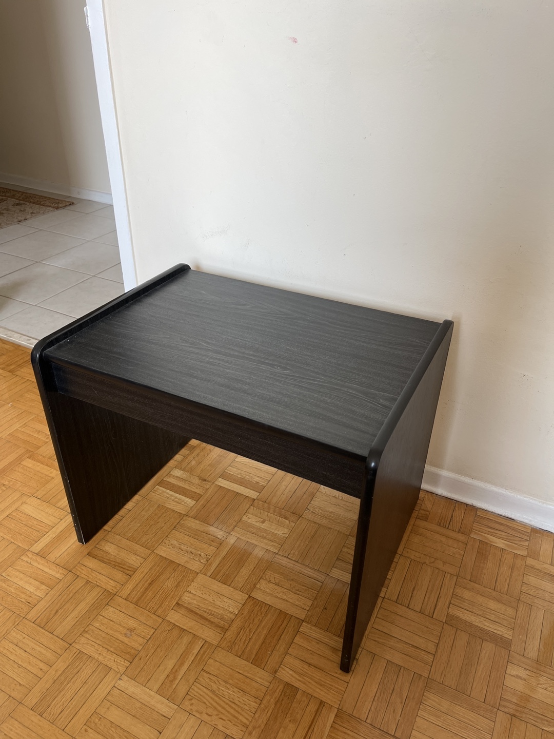 Dark brown/black Wood table - photo 2