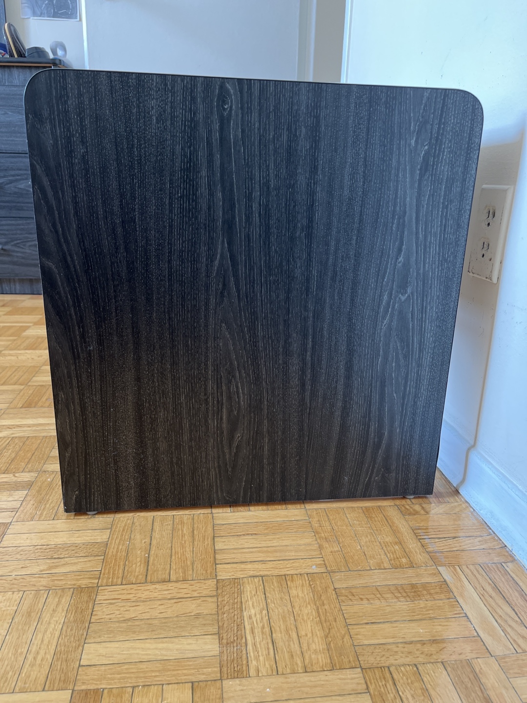 Dark brown/black Wood table - photo 3