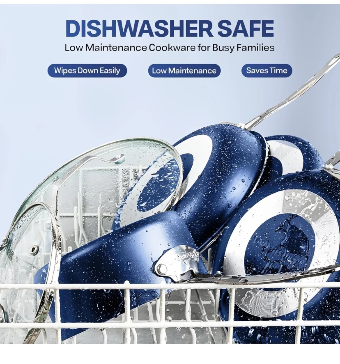 Cookware Set – Brand New, 10 Pc Non-Stick by Granitestone image indicator(9)