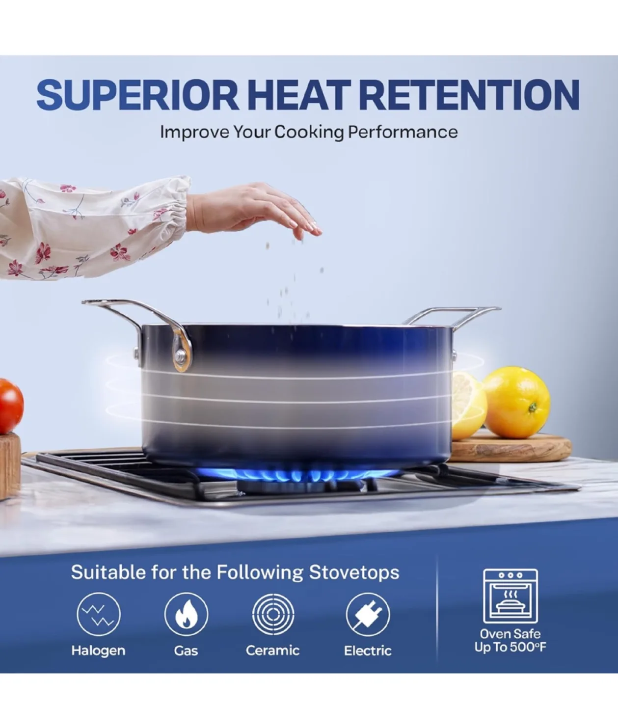 Cookware Set – Brand New, 10 Pc Non-Stick by Granitestone image indicator(8)