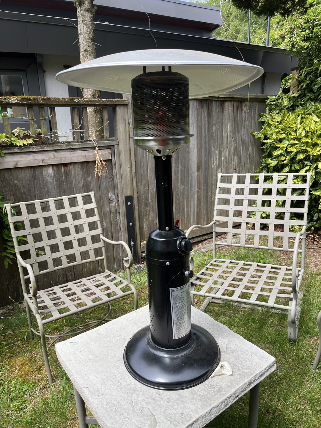 Hampton Bay Outdoor Tabletop Gas Patio Heater - photo 2