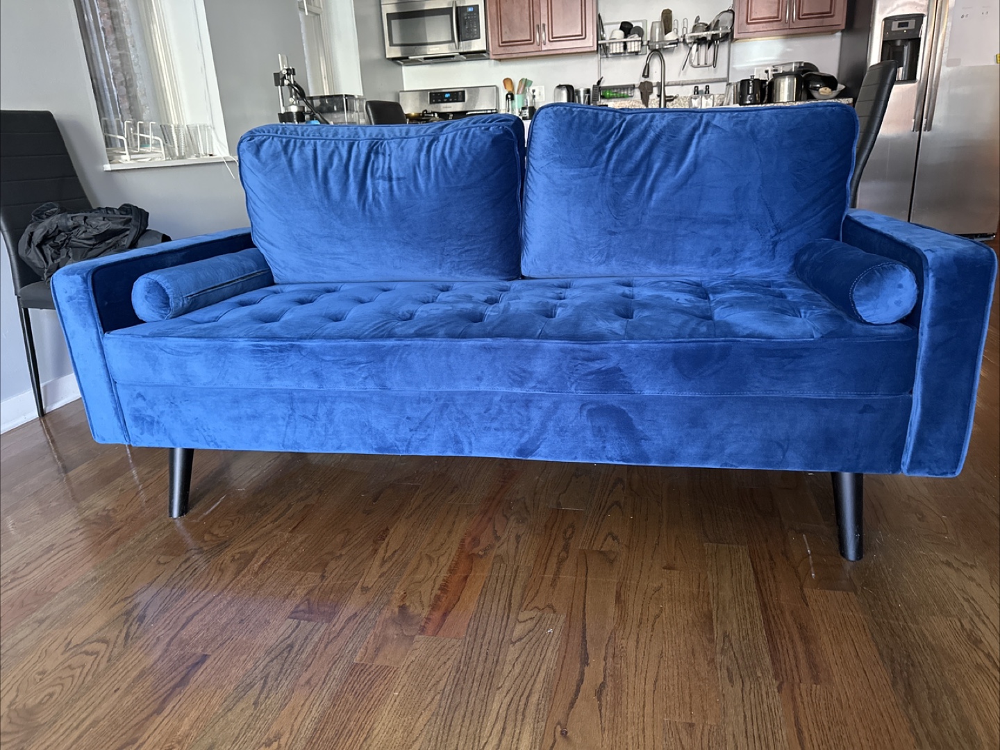 Blue Velvet Sofa - photo 2