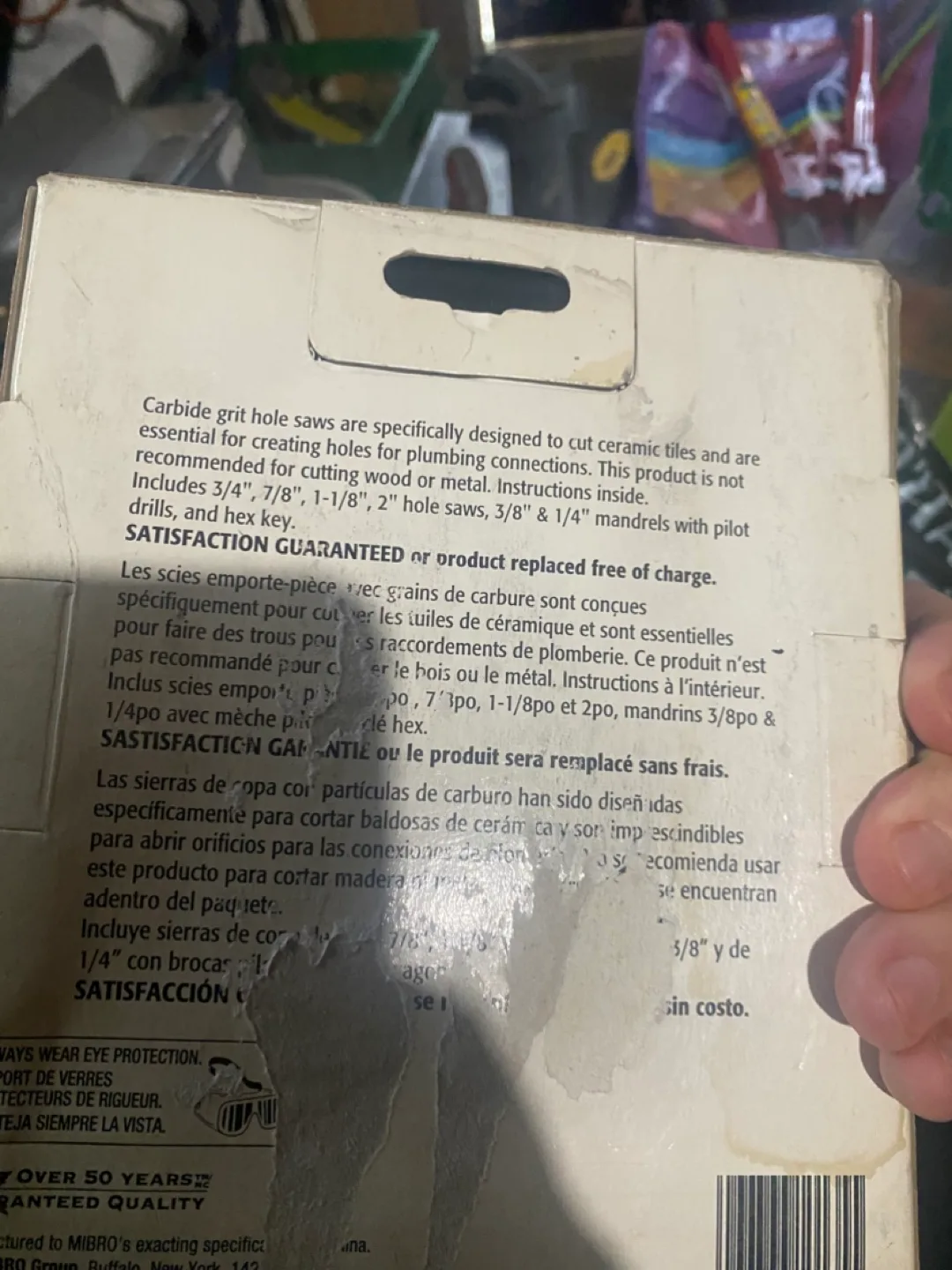 Ceramic tile hole saw set image indicator(2)