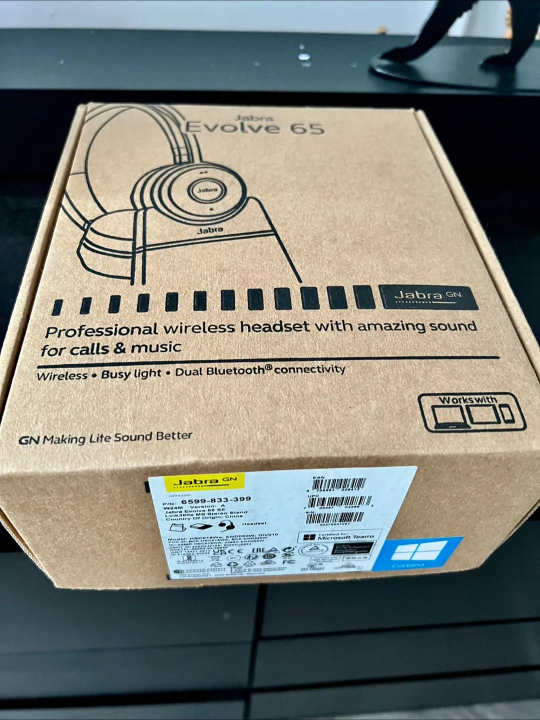 Jabra Evolve 65 Wireless Headset thumbnail