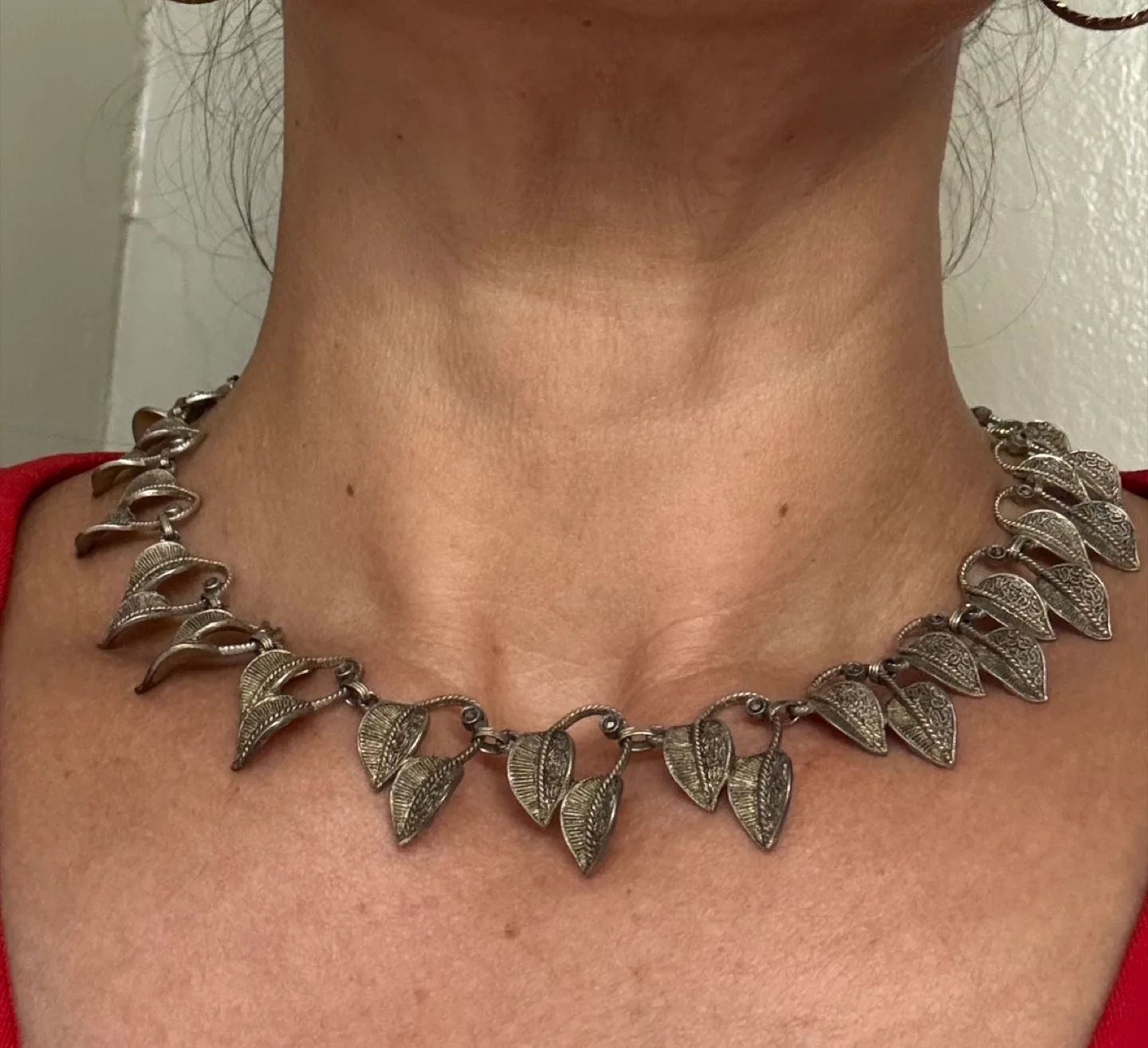 Original Fahrner Leaf Necklace thumbnail