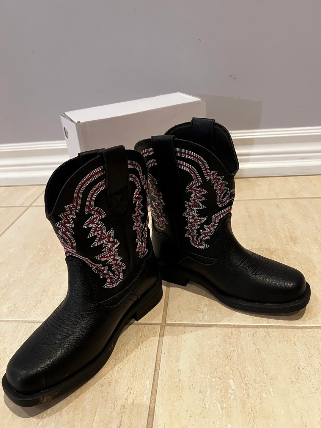 Dream Pairs Black Cowboy Boots thumbnail