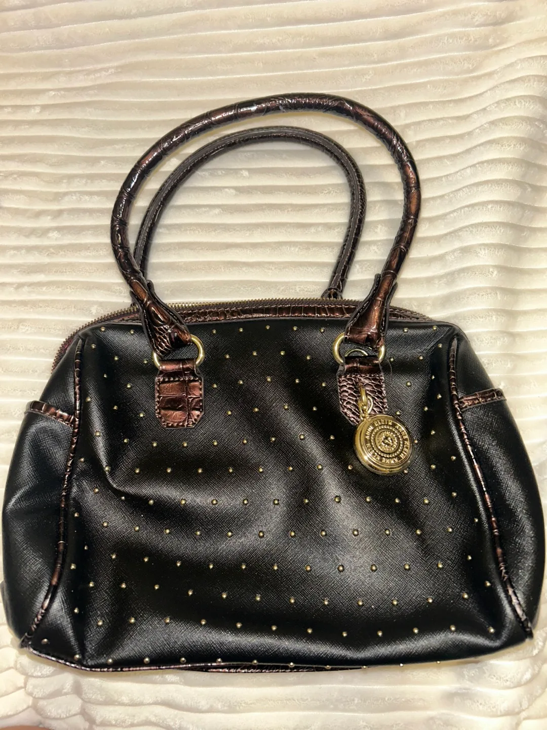 Anne Klein Satchel Hand Bag thumbnail