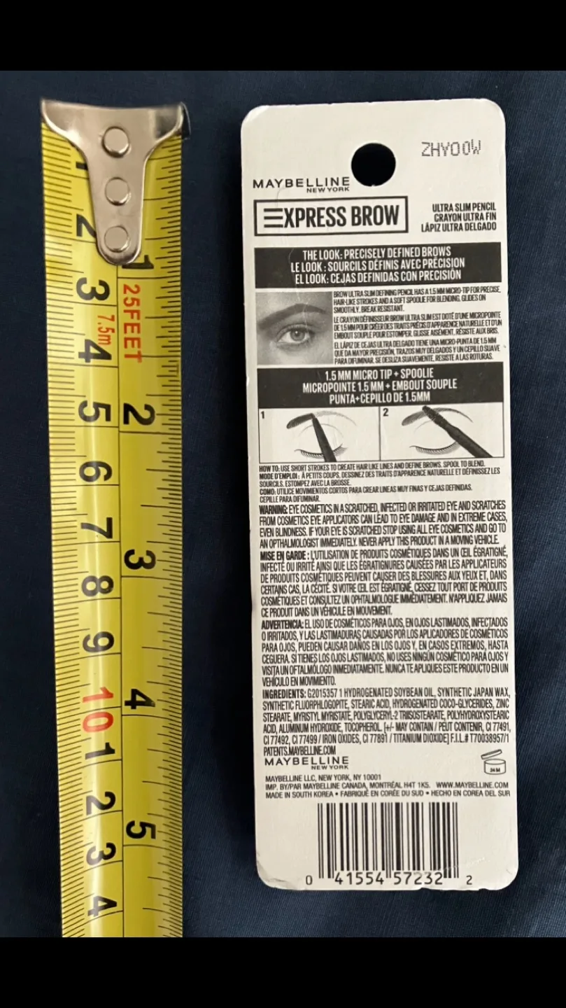 Maybelline Express Brow Ultra Slim Brow Pencil Medium Brown 257 image indicator(2)