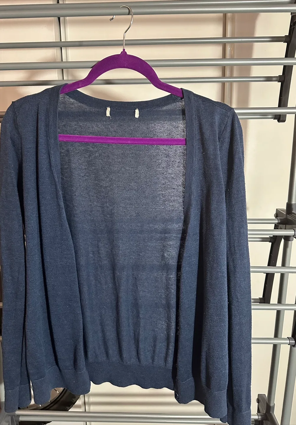 Navy Blue Cardigan thumbnail