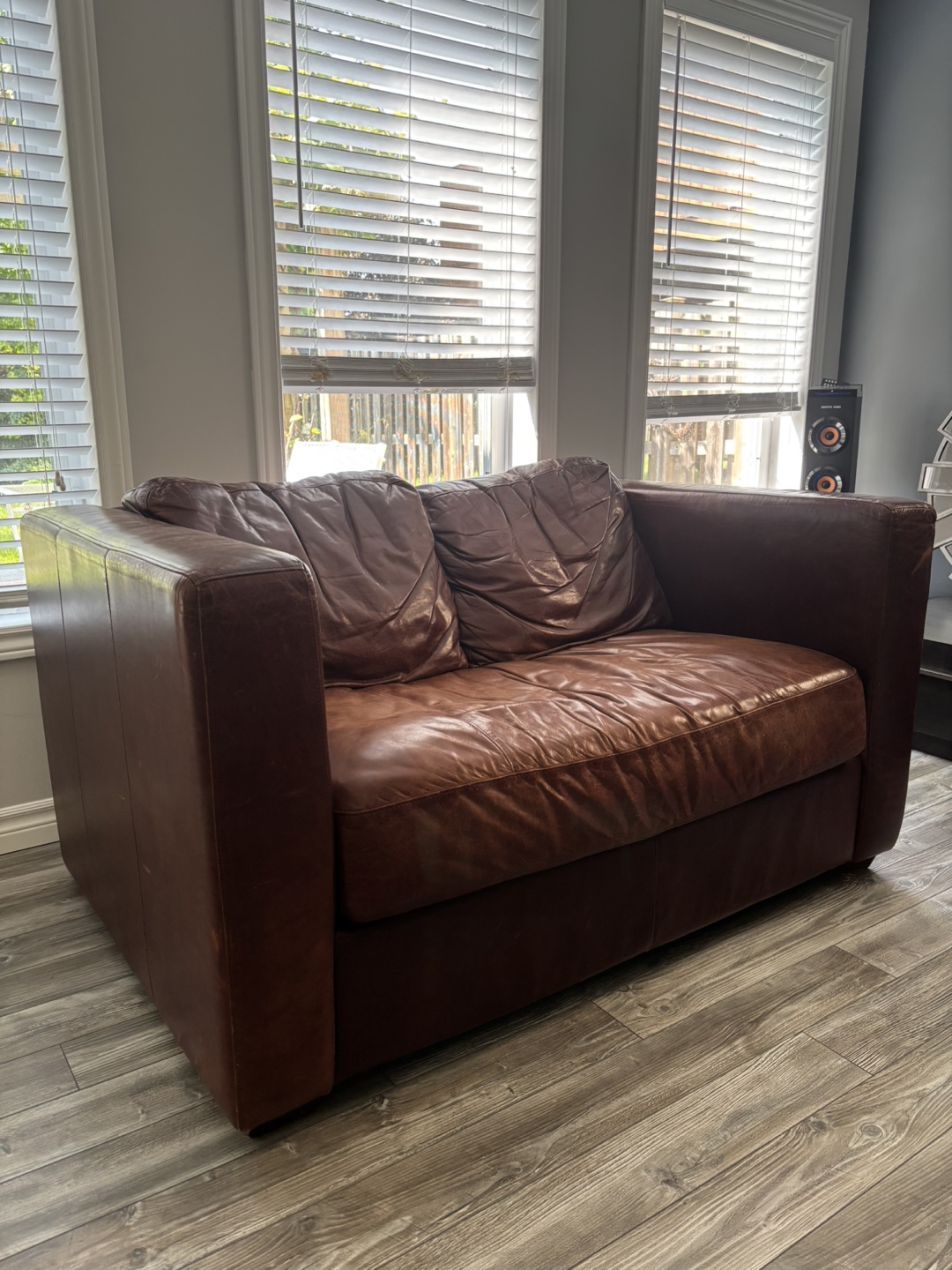 Leather Loveseat - photo 2