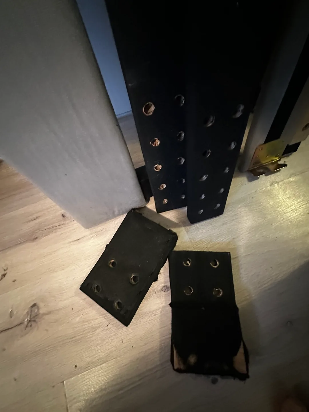 Grey Velvet Bed Frame image indicator(3)